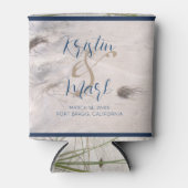 Sandy Beach bruiloft 2 Koelbox Blikjeskoeler (Voorkant)