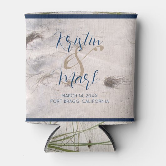 Sandy Beach bruiloft 2 Koelbox Blikjeskoeler (Voorkant)