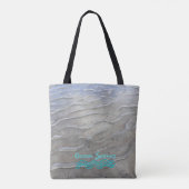 Sandy Beach Canvas tas (Achterkant)