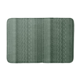 Sandy Beach Car Tire Trace Green Badmat