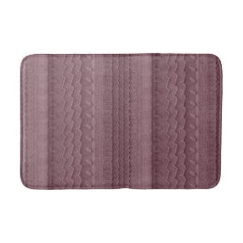 Sandy Beach Car Tire Trace Pink Badmat