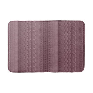 Sandy Beach Car Tire Trace Pink Badmat