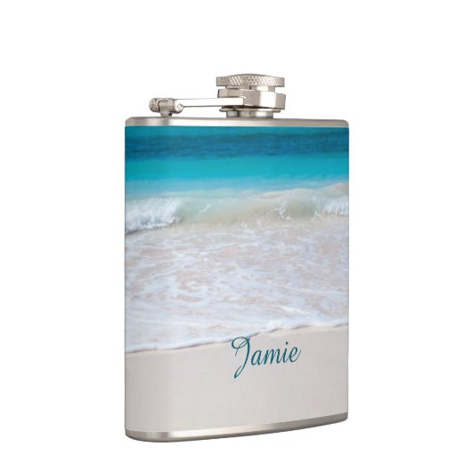 Sandy Beach Custom Flask Heupfles (Rechts)