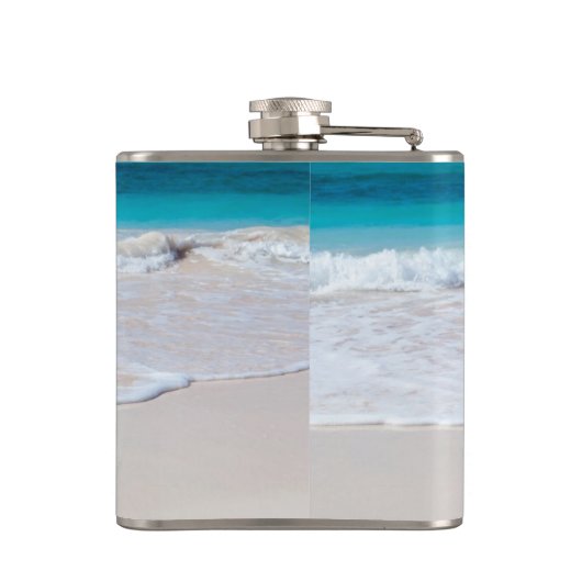 Sandy Beach Custom Flask Heupfles (Achterkant)