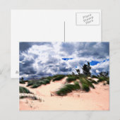 Sandy Beach Dune Grass Briefkaart (Voorkant / Achterkant)