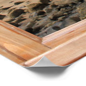 Sandy Beach en Uitzicht van de Oceaan van een Vens Poster (Hoek)