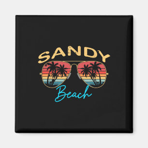 Sandy Beach Hawaï mannen vrouwen souvenir surfplan Magneet