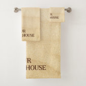 Sandy Beach House Bad Handdoek (Insitu)