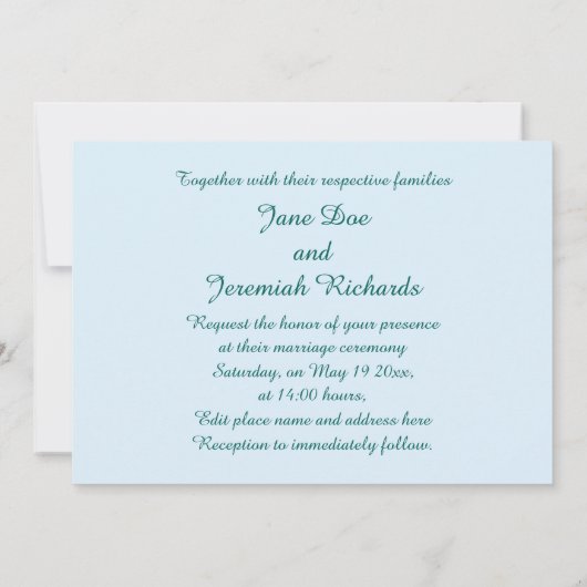 Sandy Beach Kaart (Achterkant)