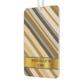 Sandy Beach-kleuren geïnspireerd striped Patroon & Luchtverfrisser (Links)