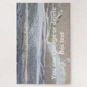 Sandy Beach Life Ocean Waves Zee Fotografie Legpuzzel (Verticaal)