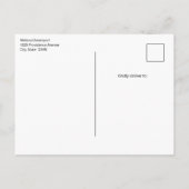 Sandy Beach met Foamy Surf Verjaardag Uitnodiging Briefkaart (Achterkant)