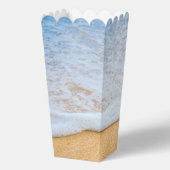 Sandy Beach met Foamy Surf Wedding Dank u Bedankdoosjes (Achterkant)