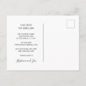 Sandy Beach Ocean Waves We verhuisden naar Florida Aankondigingskaart (Achterkant)