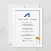 Sandy Beach Palm Trees We zijn verhuisd naar Flori Aankondiging (Achterkant)