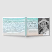 Sandy Beach Photo Memorial Funeral Gastenboek (Volledig)