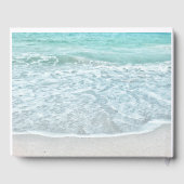 Sandy Beach Photo Memorial Funeral Gastenboek (Achterkant)