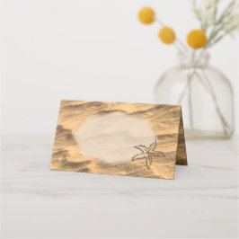 Sandy Beach Place Card Plaatskaartje