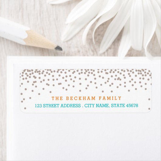 Sandy Beach Retouradres Labels (Insitu)