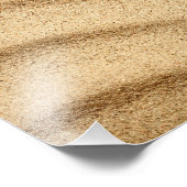 Sandy Beach. Sand texture for Background Foto Afdruk (Hoek)