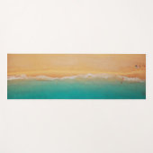 Sandy Beach Shore Ocean Turquoise Yoga Mat (Voorkant (horizontaal))