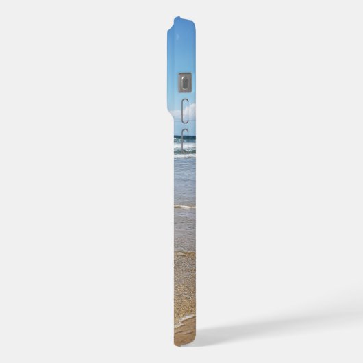 Sandy Beach Soulac Sur Mer Frankrijk | Uitzicht aa iPhone Hoesje (Linkerkant)