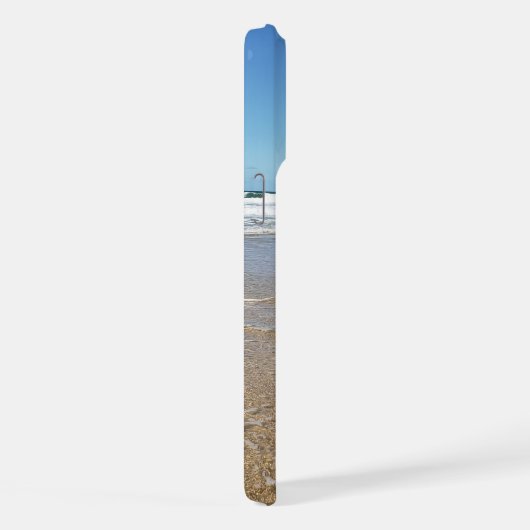 Sandy Beach Soulac Sur Mer Frankrijk | Uitzicht aa iPhone Hoesje (Rechterkant)