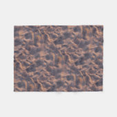 Sandy Beach Structure Photo Fleece Deken (Voorkant (Horizontaal))