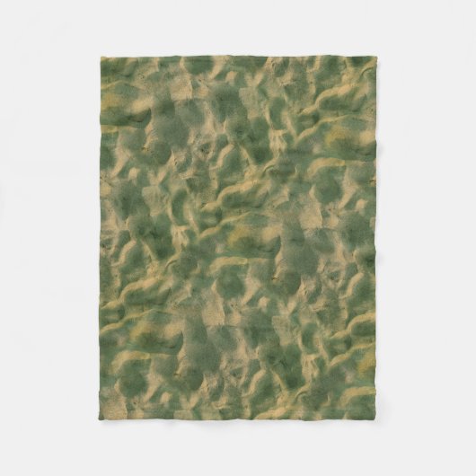 Sandy Beach Structure Photo Fleece Deken (Voorkant)
