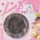 Sandy Beach Structuur Foto Papieren Bordje (Feest)