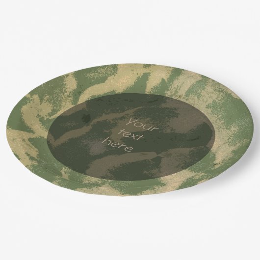 Sandy Beach Structuur Foto van elke tekst Papieren Bordje (Gekanteld)