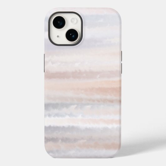 Sandy Beach Summer Tan Abstracte Waterverf Case-Mate iPhone Case (Achterkant)