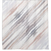 Sandy Beach Summer Tan Abstracte Waterverf Douchegordijn (Voorkant)