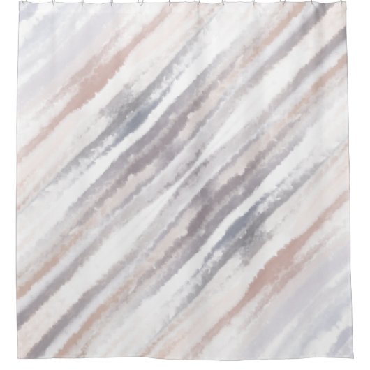 Sandy Beach Summer Tan Abstracte Waterverf Douchegordijn (Voorkant)