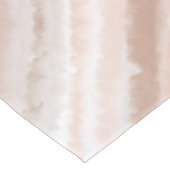 Sandy Beach Summer Tan Abstracte Waterverf Korte Tafelloper (Hoek)