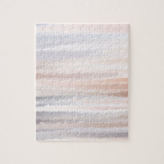 Sandy Beach Summer Tan Abstracte Waterverf Legpuzzel (Verticaal)