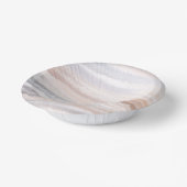 Sandy Beach Summer Tan Abstracte Waterverf Papieren Kommen (Gebogen)