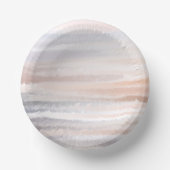 Sandy Beach Summer Tan Abstracte Waterverf Papieren Kommen (Voorkant)