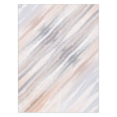 Sandy Beach Summer Tan Abstracte Waterverf Tafelkleed (Voorkant)