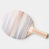 Sandy Beach Summer Tan Abstracte Waterverf Tafeltennisbatje (Zijkant)