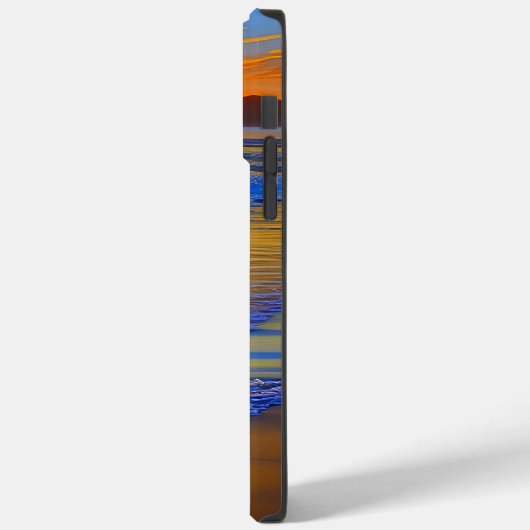 Sandy Beach Sunset met gepersonaliseerde naam Case-Mate iPhone Case (Achterkant / Links)