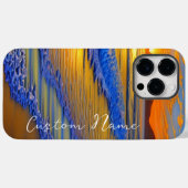 Sandy Beach Sunset met gepersonaliseerde naam Case-Mate iPhone Case (Achterkant (horizontaal))