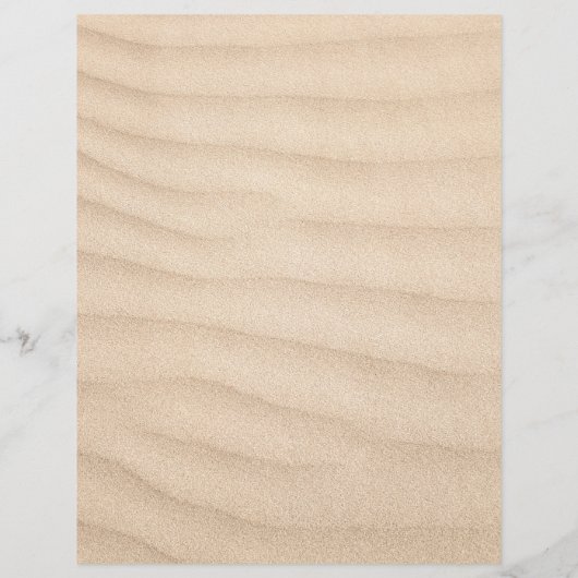 Sandy Beach, Tanning Salon Adverteren Flyer (Achterkant)