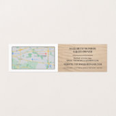 Sandy Beach, Tanning Salon, een gedetailleerde Loy Visitekaartje (Binnenkant ongevouwen)