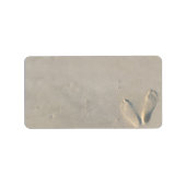 SANDY Beach Theme Print je eigen labels (Voorkant)