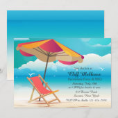 Sandy Beach uitnodiging (Voorkant / Achterkant)