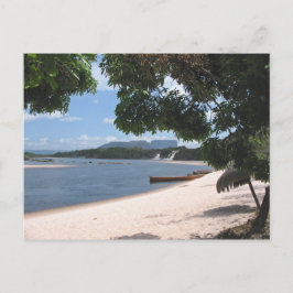 Sandy Beach Venezuela Oerwoud Landschap Briefkaart