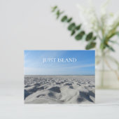 Sandy Beach, Watts, Juist Island, East Frisia Briefkaart (Staand voorkant)