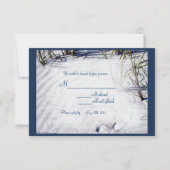 Sandy Beach Wedding RSVP02 RSVP Kaartje (Voorkant)