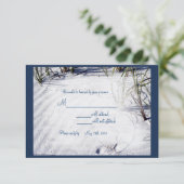 Sandy Beach Wedding RSVP02 RSVP Kaartje (Staand voorkant)